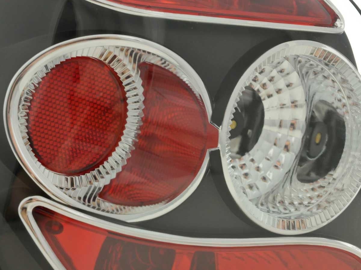 Rückleuchten Set Ford Fiesta 3-trg. Typ MK3 92-95 schwarz Rückleuchten Set Ford Fiesta 3-trg. Typ MK3 92-95 schwarz